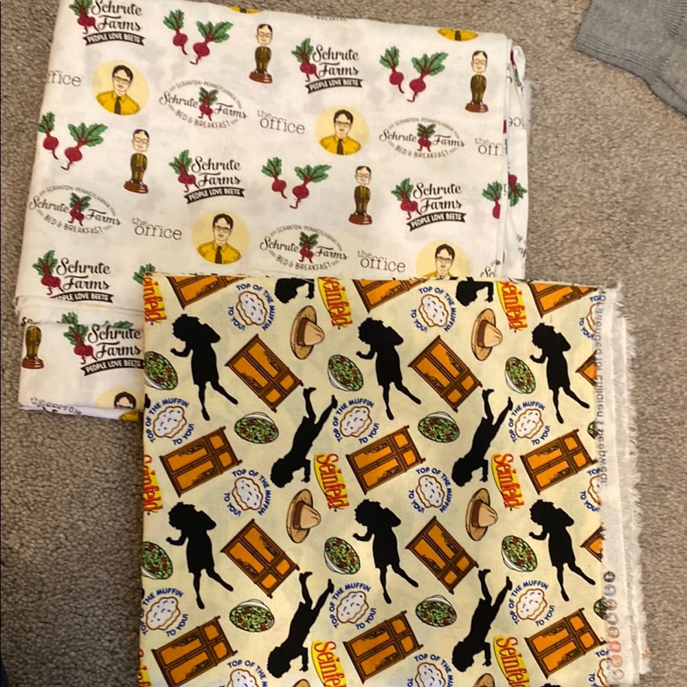 The Office Themed Fabric Set
